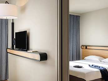 Kommunizierende Studios oder ein Appartement für 4 Personen